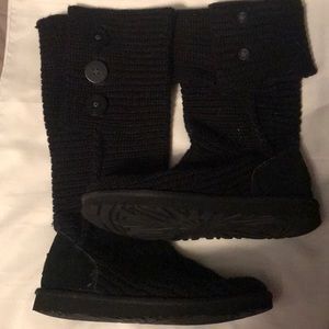 Ugg sweater tall boots